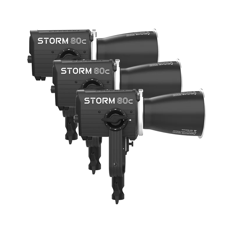 Aputure Storm 80c 3-Light kit - Afbeelding 2