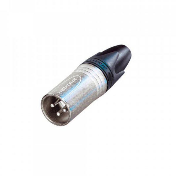 Neutrik XLR connector male 3-polig Neutrik NC3MXX zilver zwa