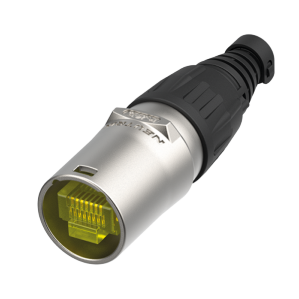 Neutrik Ethercon kabeldeel Neutrik NE8MX zilver