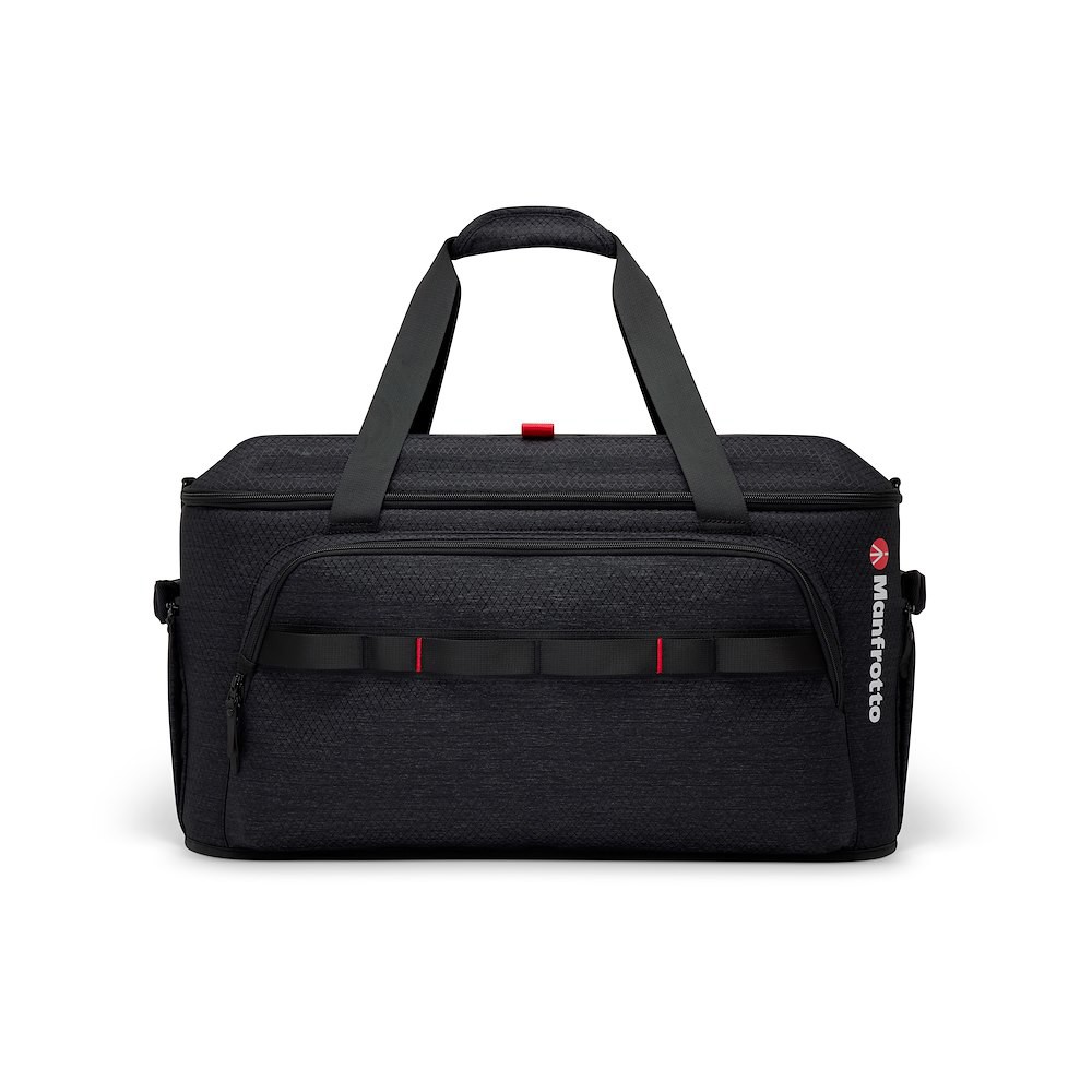 Vooraanzicht van een dichte Manfrotto Pro Light Cineloader Large videotas